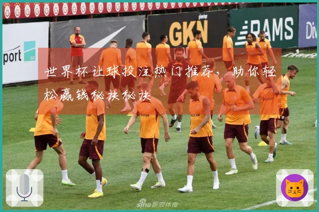 世界杯让球投注热门推荐，助你轻松赢钱秘诀秘诀